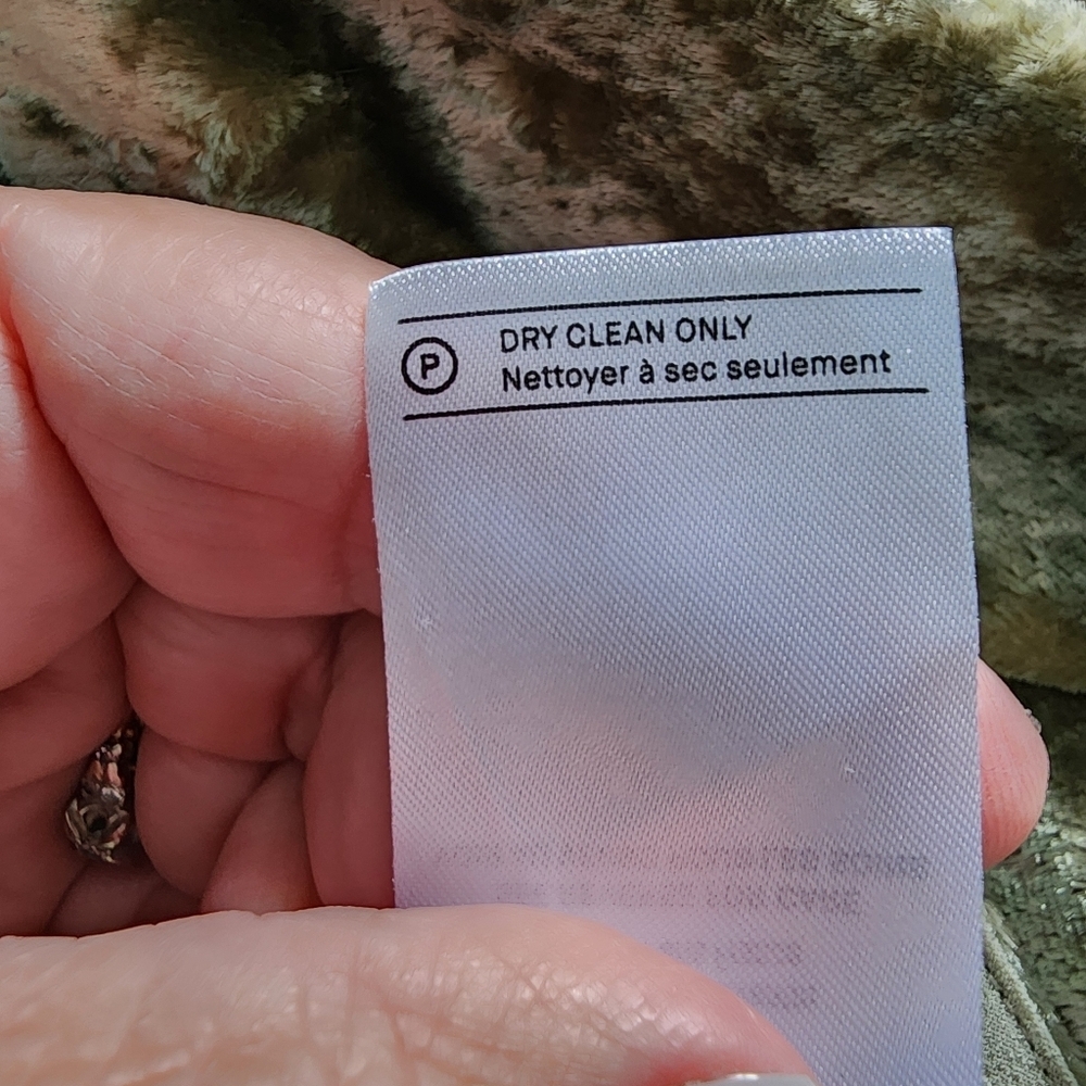 Vince Olive Green Velvet Midi Dress - Picture 10 of 10